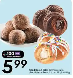 Safeway Filled Donut Bites offer