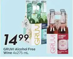 Safeway GRUVI Alcohol Free Wine offer
