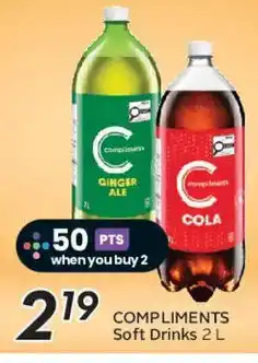 Safeway COMPLIMENTS Soft Drinks offer