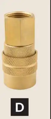 Princess Auto 3/8 in. NPTF M-Style Quick Couplers offer