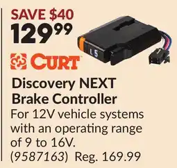 Princess Auto Discovery NEXT Brake Controller offer