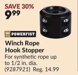 Princess Auto Winch Rope Hook Stopper offer