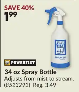 Princess Auto 34 oz Spray Bottle offer