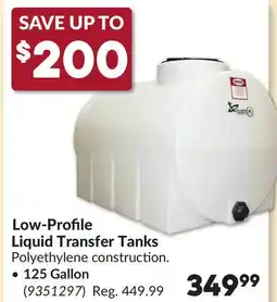 Princess Auto Low-Profile Liquid Transfer Tanks, 125 Gallon offer