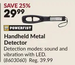 Princess Auto Handheld Metal Detector offer