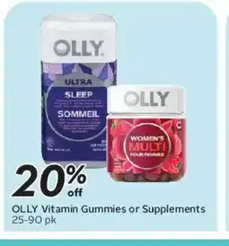 Safeway OLLY Vitamin Gummies or Supplements offer