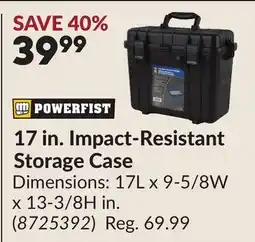Princess Auto 17 in. Impact-Resistant Storage Case offer