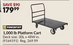Princess Auto 1,000 lb Platform Cart offer