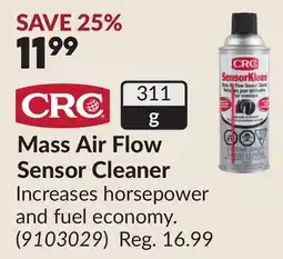Princess Auto Mass Air Flow Sensor Cleaner offer
