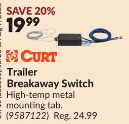 Princess Auto Trailer Breakaway Switch offer