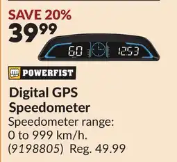 Princess Auto Digital GPS Speedometer offer
