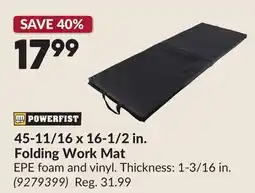Princess Auto 45-11/16 x 16-1/2 in. Folding Work Mat offer