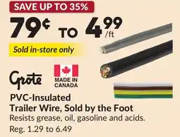 Princess Auto PVC-Insulated Trailer Wire, Sold by the Foot offer