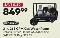 Princess Auto 3 in. 265 GPM Gas Water Pump offer