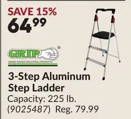 Princess Auto 3-Step Aluminum Step Ladder offer