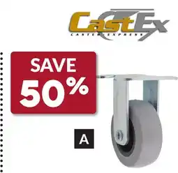 Princess Auto 2 in. Thermoplastic Rubber Casters offer
