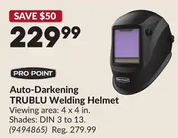 Princess Auto Auto-Darkening TRUBLU Welding Helmet offer