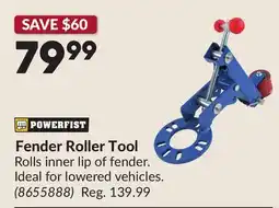 Princess Auto Fender Roller Tool offer