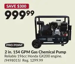 Princess Auto 2 in. 154 GPM Gas Chemical Pump offer