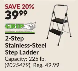 Princess Auto 2-Step Stainless-Steel Step Ladder offer