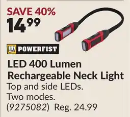 Princess Auto LED 400 Lumen Rechargeable Neck Light offer
