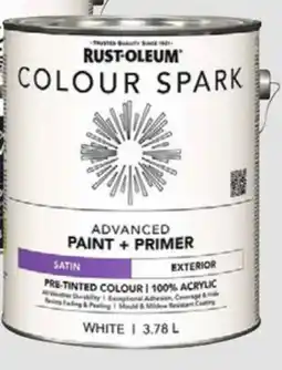 Princess Auto White Satin Exterior Acrylic Paints offer