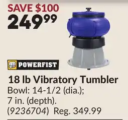 Princess Auto 18 lb Vibratory Tumbler offer