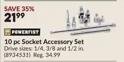 Princess Auto 10 pc Socket Accessory Set offer