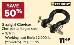 Princess Auto Straight Clevises offer