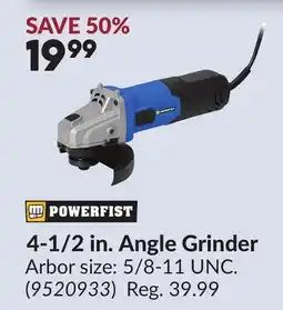 Princess Auto 4-1/2 in. Angle Grinder offer