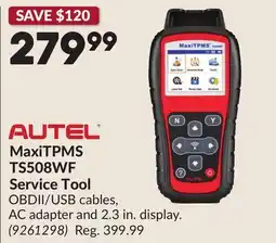 Princess Auto MaxiTPMS TS508WF Service Tool offer