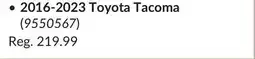 Princess Auto Bolt-Riveted Style Fender Flare Kits, 2016-2023 Toyota Tacoma offer