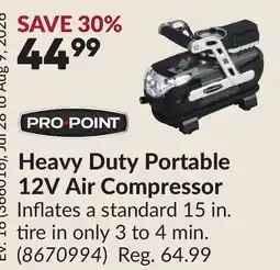 Princess Auto Heavy Duty Portable 12V Air Compressor offer