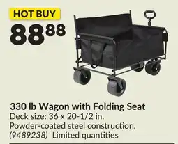 Princess Auto 330 lb Wagon with Folding Seat offer