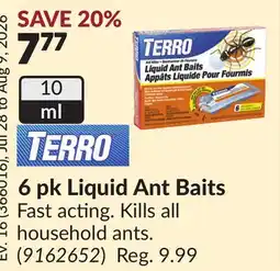 Princess Auto 6 pk Liquid Ant Baits offer