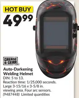Princess Auto Auto-Darkening Welding Helmet offer