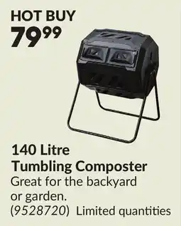 Princess Auto 140 Litre Tumbling Composter offer