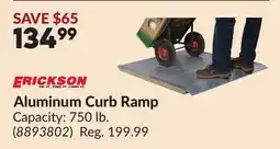 Princess Auto Aluminum Curb Ramp offer