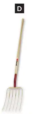 Princess Auto 6 Tine. Handle length: 48 in. Manure Fork offer