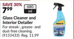 Princess Auto Glass Cleaner and Interior Detailer offer