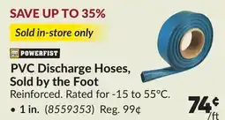 Princess Auto PVC Discharge Hoses, Sold by the Foot offer