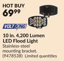 Princess Auto 10 in. 4,200 Lumen LED Flood Light offer