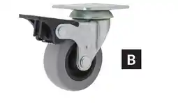 Princess Auto Swivel with Brake 2 in. Thermoplastic Rubber Casters offer