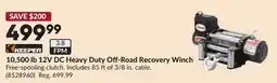 Princess Auto 10,500 lb 12V DC Heavy Duty Off-Road Recovery Winch offer