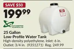 Princess Auto 25 Gallon Low-Profile Water Tank offer