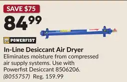 Princess Auto In-Line Desiccant Air Dryer offer