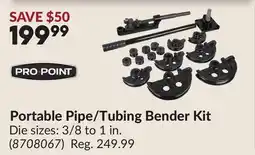 Princess Auto Portable Pipe/Tubing Bender Kit offer