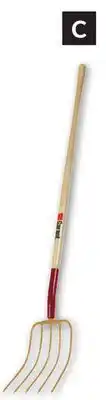 Princess Auto 5 Tine. Handle length: 48 in. Manure Forks offer
