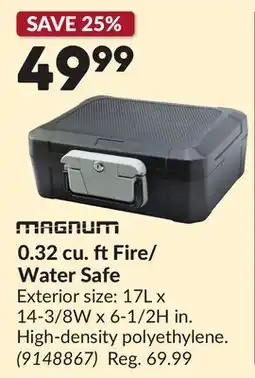 Princess Auto MAGNUM 0.32 cu. ft Fire/Water Safe offer