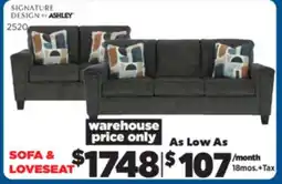 Surplus Furniture Simplejoy Sand Sofa/Loveseat set offer